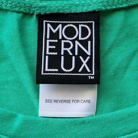 Get Lucky Tank Top Juniors Sz M Green Gold St Patricks Day Tshirt Tee Modern Lux - Picture 5 of 6